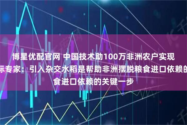 博星优配官网 中国技术助100万非洲农户实现增产，国际专家：引入杂交水稻是帮助非洲摆脱粮食进口依赖的关键一步