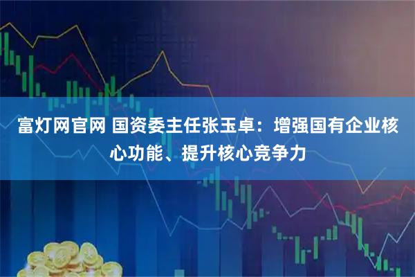 富灯网官网 国资委主任张玉卓：增强国有企业核心功能、提升核心竞争力