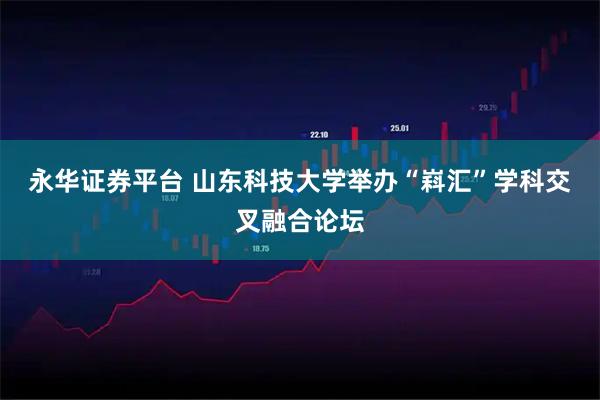 永华证券平台 山东科技大学举办“嵙汇”学科交叉融合论坛